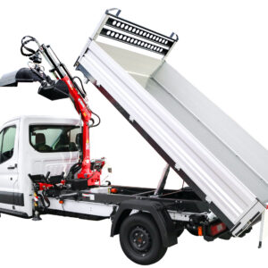 Tippflak trevägs Henschel för chassibil