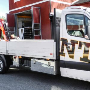 Kranbil för storsäckhantering