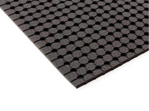 Gummimatta flaklåda