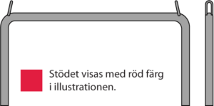 Långgodsstödet, tillbehör Almecolocket.