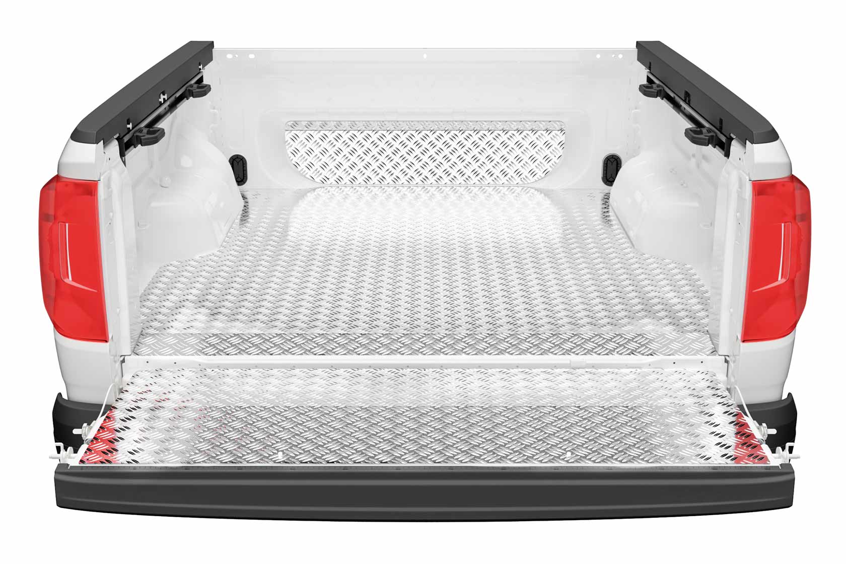 Flakinklädnad i alumimium flak pickup.