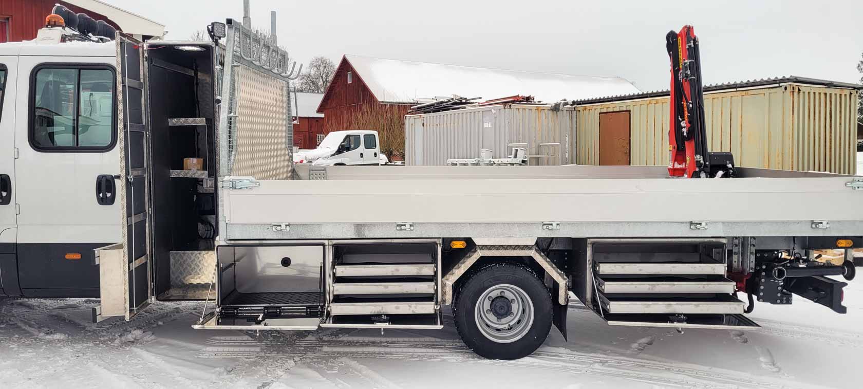 Iveco Daily 70 Palfinger PC 2700 Luleå Energi.