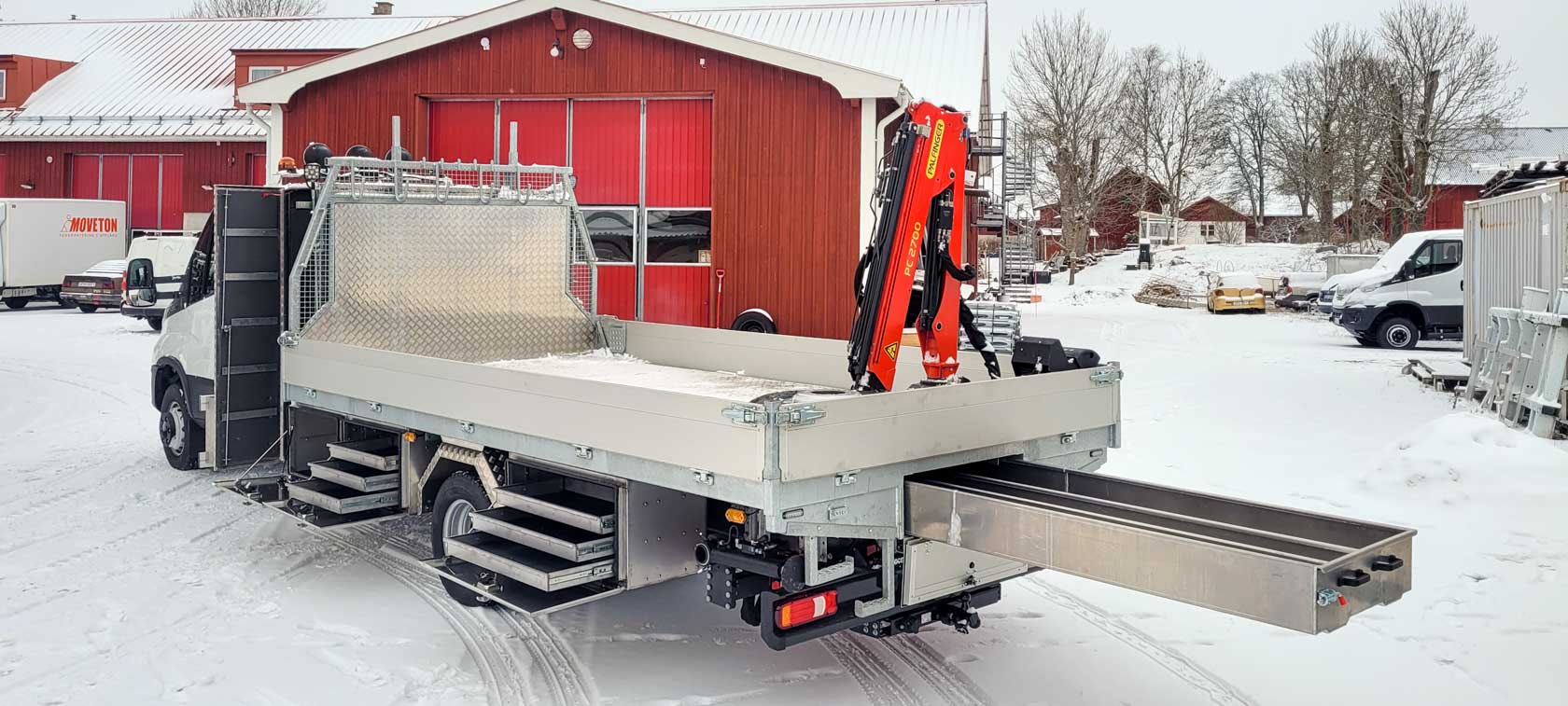 Iveco Daily 70 Palfinger PC 2700 Luleå Energi.