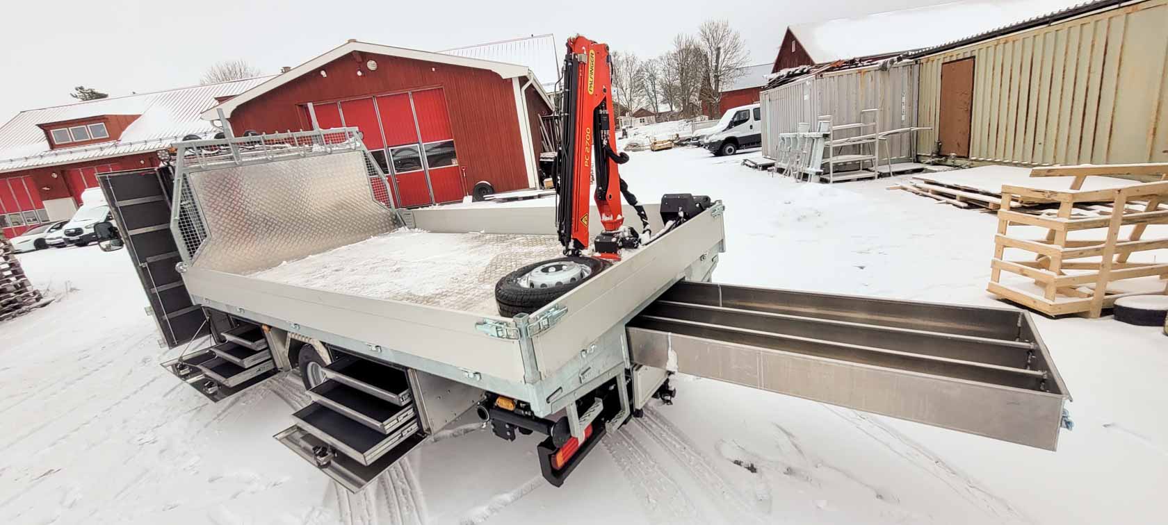 Iveco Daily 70 Palfinger PC 2700 Luleå Energi.