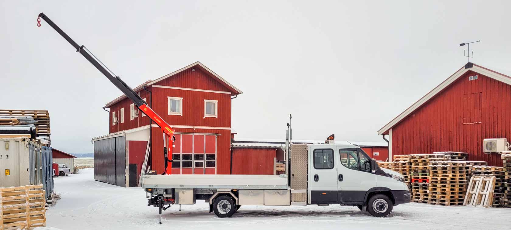 Iveco Daily 70 Palfinger PC 2700 Luleå Energi.