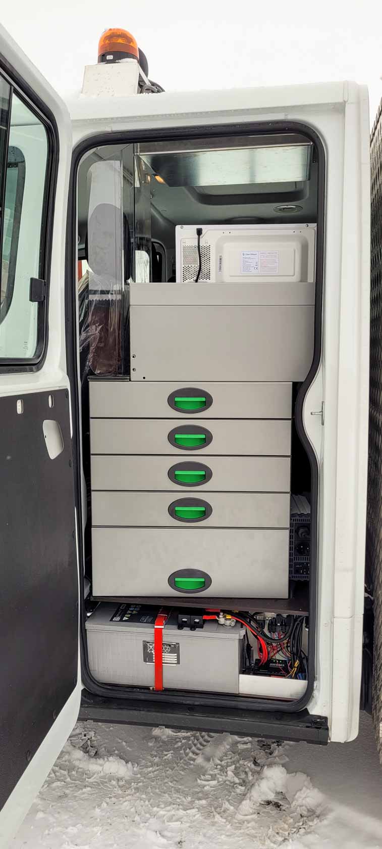 Iveco Daily 70 Palfinger PC 2700 Luleå Energi.