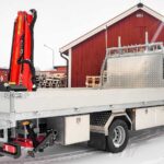 Kranbil Iveco Daily 70C Palfinger PC 2700 Luleå Energi.