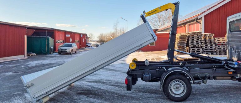 Lastväxlare Palfinger lätt och medeltung lastbil 3,5 till 5,5 ton.